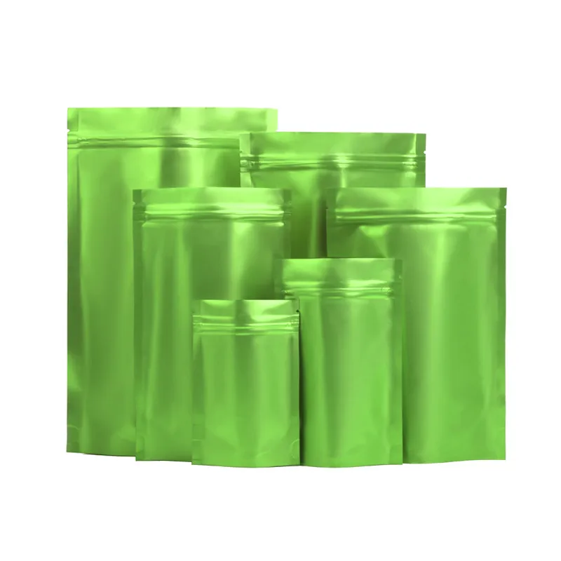1000Pcs/Lot High Quality Heat Seal Zip Lock Package Bags Aluminum Foil Mylar Tear Notch Matte Green Stand Up Bag Wholesale
1000Pcs/Lot High Quality Heat Seal Zip Lock Package Bags Aluminum Foil Mylar Tear Notch Matte Green Stand Up Bag Wholesale