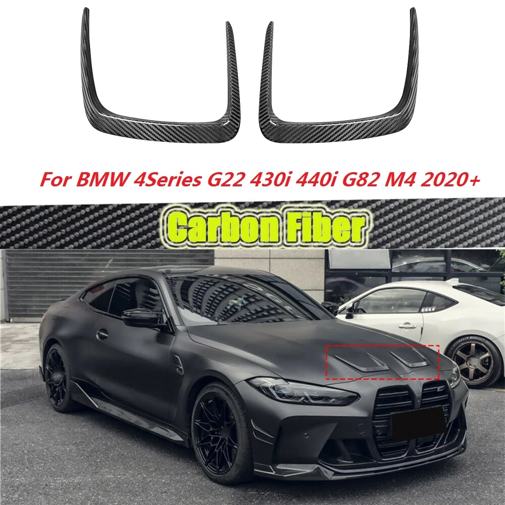 Dry Carbon Fiber Front Hood Vent Trim Car Exterior Engine Outlet Bonnet Cover For BMW G80 M3 G82 G83 M4 2021
Dry Carbon Fiber Front Hood Vent Trim Car Exterior Engine Outlet Bonnet Cover For BMW G80 M3 G82 G83 M4 2021
