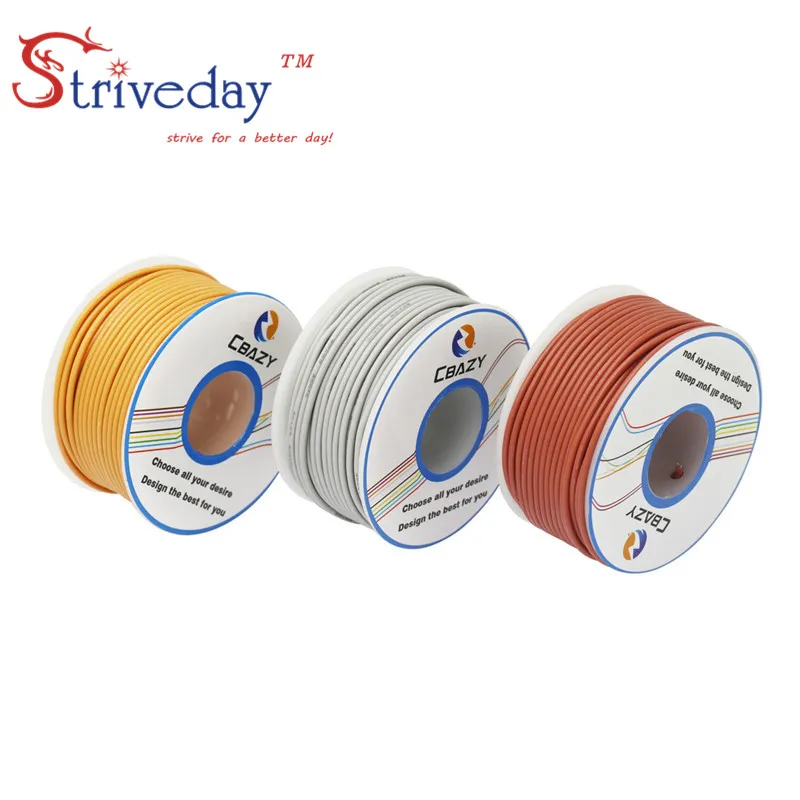 20AWG 75m/box (3 color Mix set kit) Flexible Silicone stranded Cable Wire Insulation Tinned Copper Electrical Wires DIY
20AWG 75m/box (3 color Mix set kit) Flexible Silicone stranded Cable Wire Insulation Tinned Copper Electrical Wires DIY