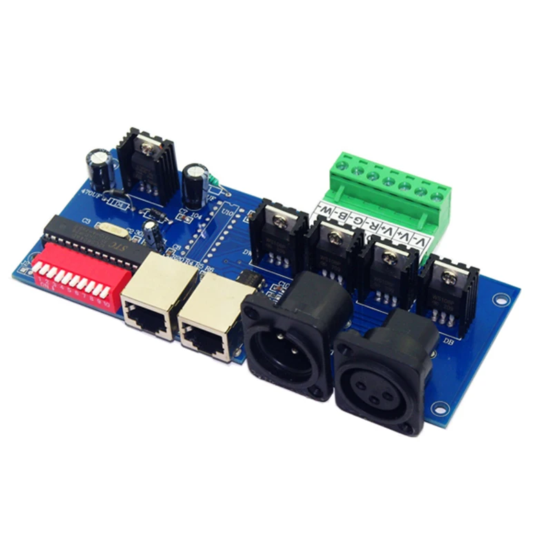 DC12V-24V 4CH светодиодный декодер DMX512 4 канала * 4A 16A Макс контроллер четыре CMOS сливной выход DMX декодер диммер
DC12V-24V 4CH светодиодный декодер DMX512 4 канала * 4A 16A Макс контроллер четыре CMOS сливной выход DMX декодер диммер