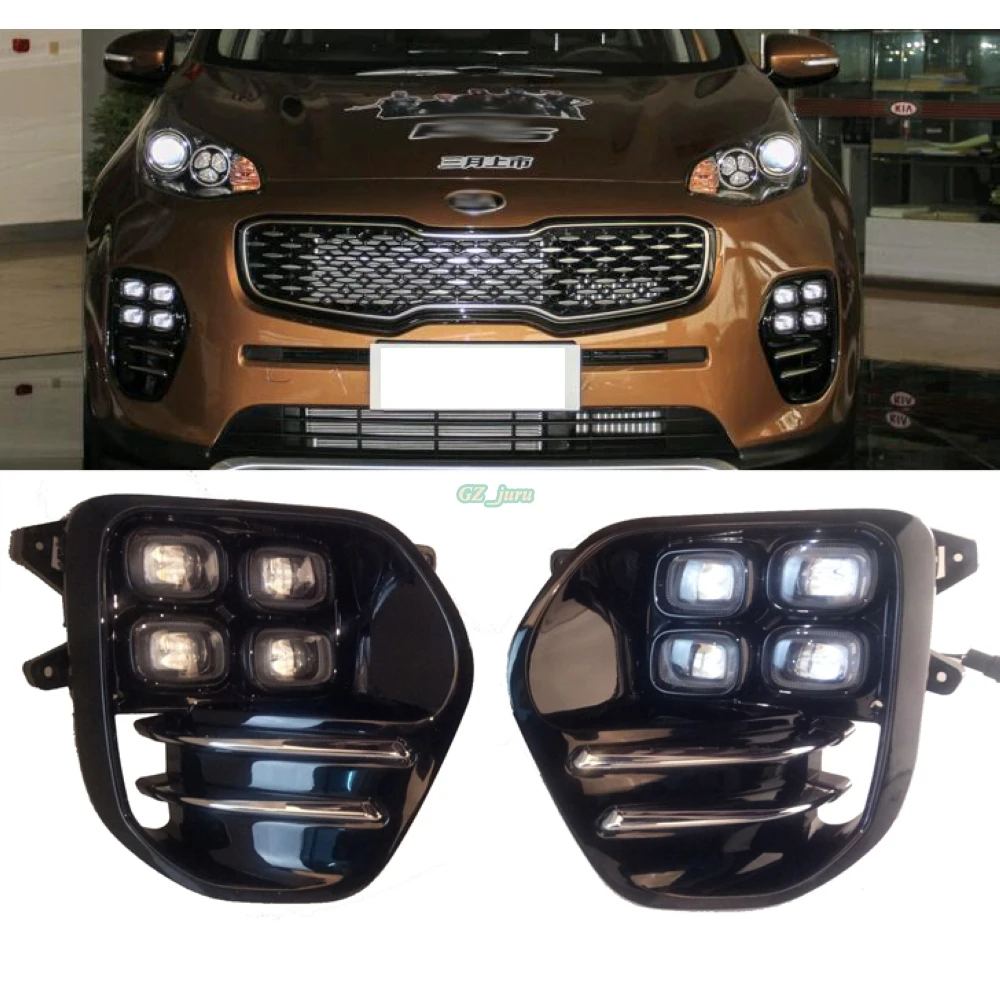 High quality DRL 12V LED Daytime Running Lights 100%Waterproof fog lamp fit For KIA All New Sportage 2016 2017
High quality DRL 12V LED Daytime Running Lights 100%Waterproof fog lamp fit For KIA All New Sportage 2016 2017
