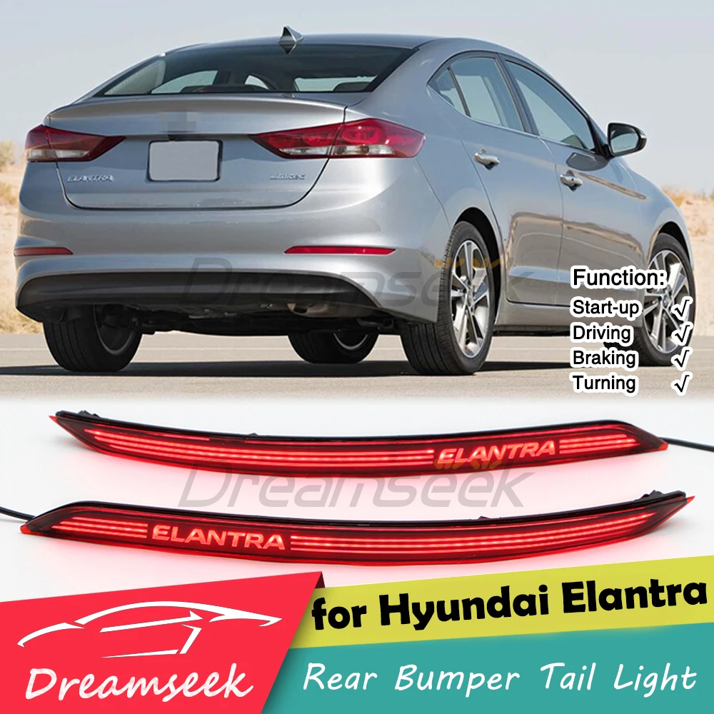 LED Reflector Rear Bumper Tail Light for Hyundai Elantra AD 2017-2020 Stop Brake Lamp with Dynamic Sequential Turn Signal #ZM
LED Reflector Rear Bumper Tail Light for Hyundai Elantra AD 2017-2020 Stop Brake Lamp with Dynamic Sequential Turn Signal #ZM