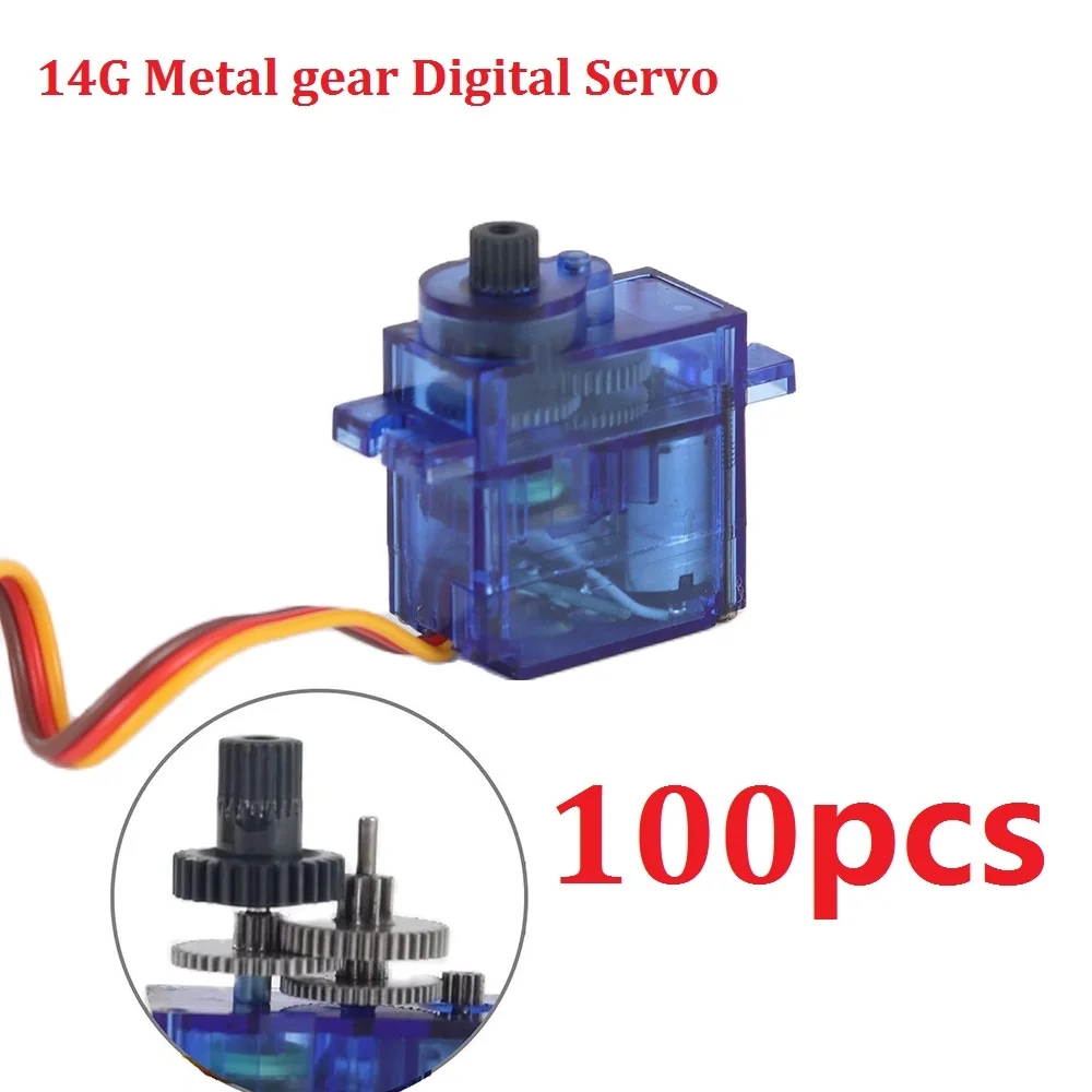 100pcs High quality 14g Metal gear Digital Servo For RC Airplane Helicopter Car Boat Robot Robotic arm
100pcs High quality 14g Metal gear Digital Servo For RC Airplane Helicopter Car Boat Robot Robotic arm
