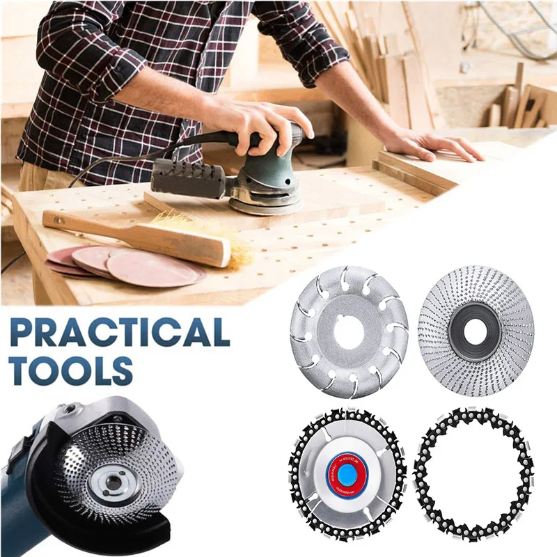 4pcs Angle Grinder Saw Blade Set 4 Inch 22 Teeth Double Chain Cutting Chain Disc Woodworking Chain Saw Disc Kit Grinding Machine
4pcs Angle Grinder Saw Blade Set 4 Inch 22 Teeth Double Chain Cutting Chain Disc Woodworking Chain Saw Disc Kit Grinding Machine