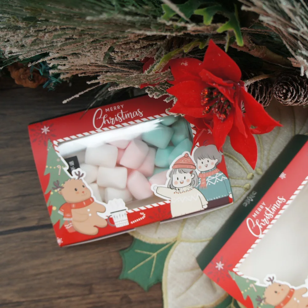 18.5*13*5cm Enjoy Christmas with Friends Design Paper Box with Window Cookie Macaron Chocolate Party DIY Gifts Packaging
18.5*13*5cm Enjoy Christmas with Friends Design Paper Box with Window Cookie Macaron Chocolate Party DIY Gifts Packaging