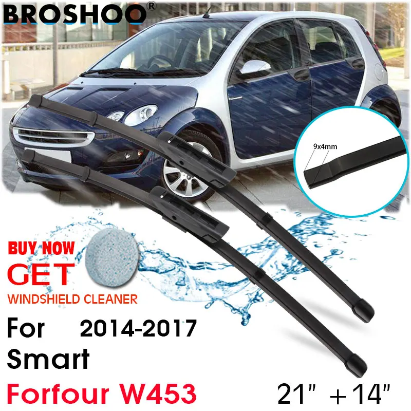 Car Wiper Blades For Smart Forfour W453 21''+14'' 2014-2017 Front Window Windscreen Windshield Wipers Blades Auto Accessories
Car Wiper Blades For Smart Forfour W453 21''+14'' 2014-2017 Front Window Windscreen Windshield Wipers Blades Auto Accessories