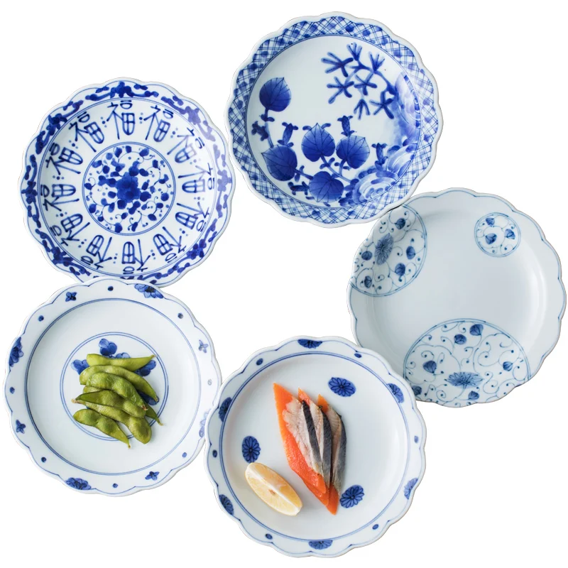 1 PC Japanese Sushi Salad Dish Plate Ceramic Blessing Exquisite Underglaze Household Made in Japan
1 PC Japanese Sushi Salad Dish Plate Ceramic Blessing Exquisite Underglaze Household Made in Japan