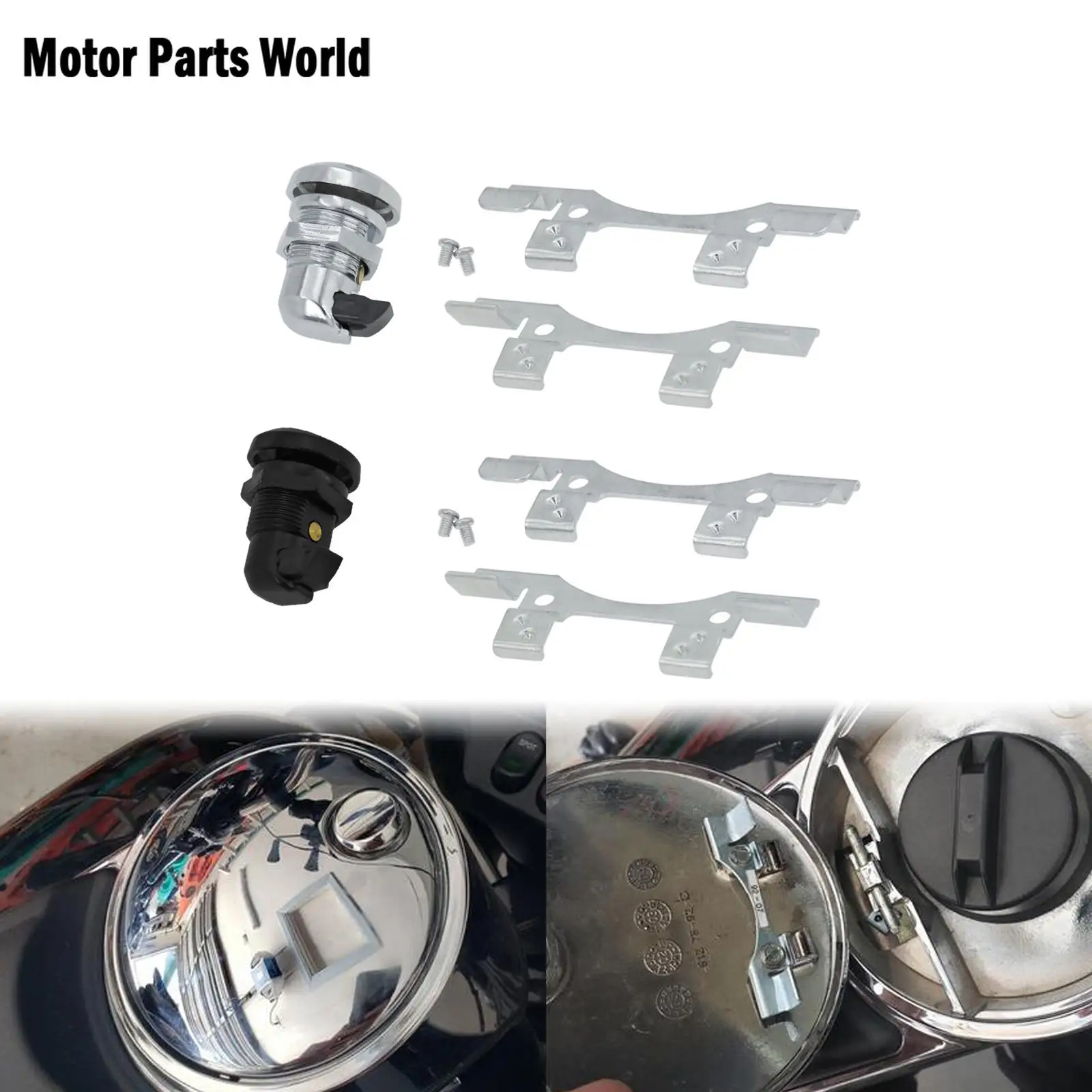 Motorcycle CNC Door Latch Push Button Gas Oil Cap Tank Black/Chrome For Harley Touring Street Electra FLTR FLHX FLHTK 1992-Up
Motorcycle CNC Door Latch Push Button Gas Oil Cap Tank Black/Chrome For Harley Touring Street Electra FLTR FLHX FLHTK 1992-Up