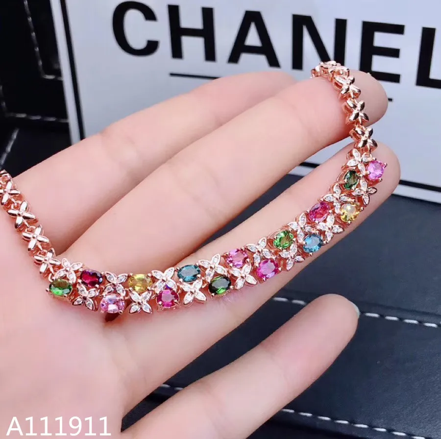 KJJEAXCMY Fine Jewelry 925 Sterling Silver Inlaid Natural Tourmaline Fashion Bracelet Ladies Support Detection Classic
KJJEAXCMY Fine Jewelry 925 Sterling Silver Inlaid Natural Tourmaline Fashion Bracelet Ladies Support Detection Classic