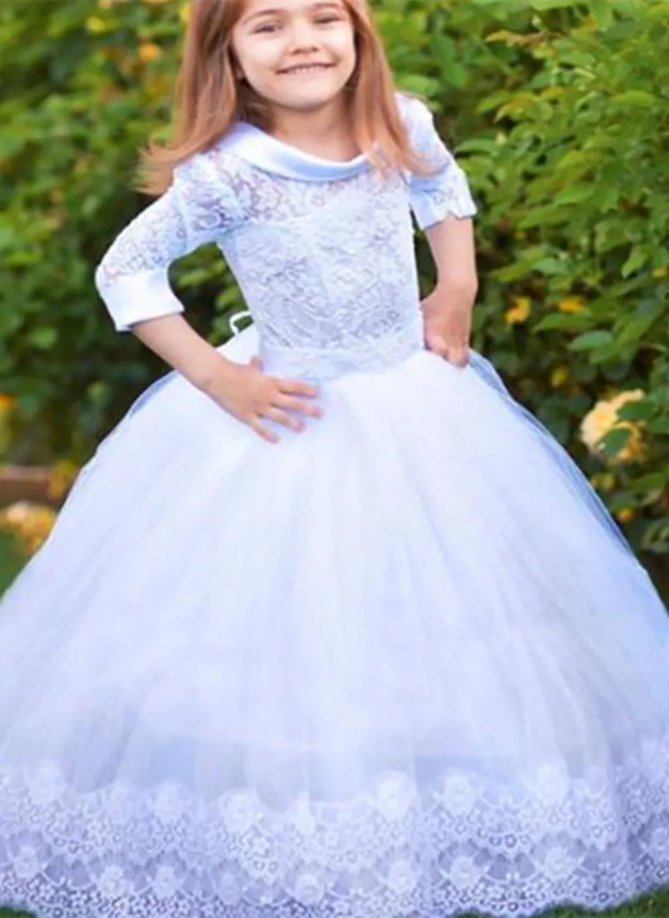 Girls Pageant Applique New Kids Formal Wear Baby Children Party Dress Birthday Christmas Lace A Line Scoop Flower Girls Dresses
Girls Pageant Applique New Kids Formal Wear Baby Children Party Dress Birthday Christmas Lace A Line Scoop Flower Girls Dresses