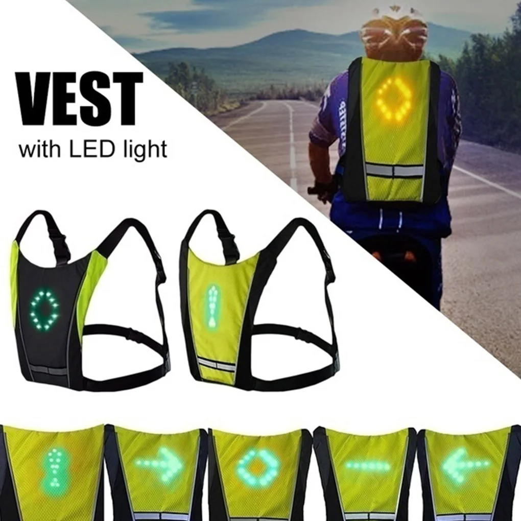 2021 LED Cycling Vest Night Cycling Remote Control Bike Clothing with LED Turn Light Indicator
2021 LED Cycling Vest Night Cycling Remote Control Bike Clothing with LED Turn Light Indicator