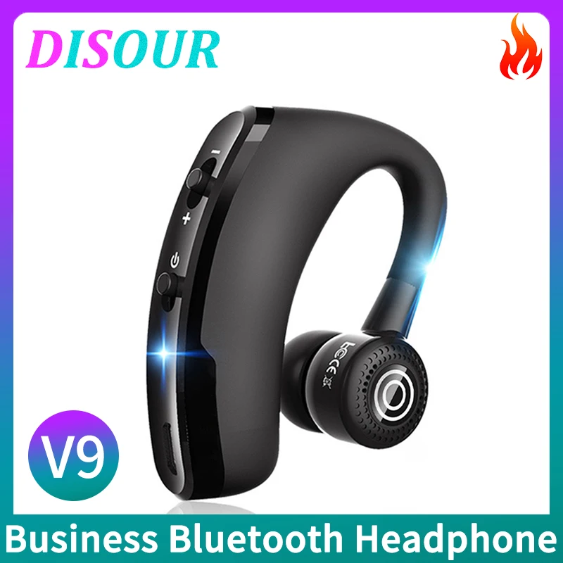 DISOUR V9 Bluetooth Earphone Sport Drive Car Wireless Headphone With Mic Hands free Business Headsets Noice Cancelling Headphone
DISOUR V9 Bluetooth Earphone Sport Drive Car Wireless Headphone With Mic Hands free Business Headsets Noice Cancelling Headphone