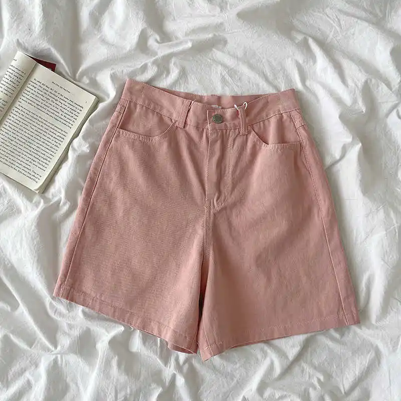 Streetwear Vintage Denim Shorts Solid Color Women's Summer Korean Fashion High-Waist Wide-Leg Ladies Casual Jeans Shorts C8018
Streetwear Vintage Denim Shorts Solid Color Women's Summer Korean Fashion High-Waist Wide-Leg Ladies Casual Jeans Shorts C8018