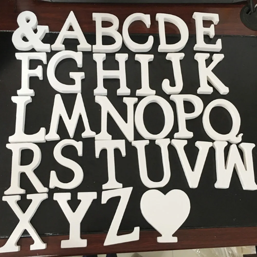 8CM White wooden letters Numeric Wedding birthday Names Party Pendant handmade Decor A325
8CM White wooden letters Numeric Wedding birthday Names Party Pendant handmade Decor A325