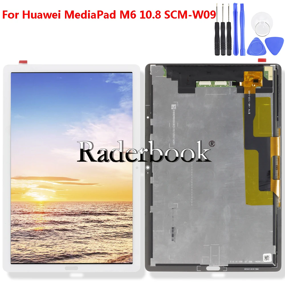 10.8' Inch'' LCD Display + Touch Screen Digitizer Glass Assembly For Huawei SCM-W09 Tablet Pc Parts
10.8' Inch'' LCD Display + Touch Screen Digitizer Glass Assembly For Huawei SCM-W09 Tablet Pc Parts