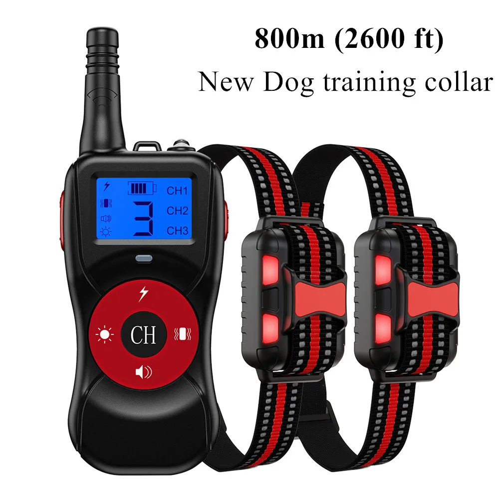 New 800m (2600ft) Dog training collar T502 Dog Beeper Collar Rechargeable Nylon Electronic Dog Training Collar 4 mode 40% off
New 800m (2600ft) Dog training collar T502 Dog Beeper Collar Rechargeable Nylon Electronic Dog Training Collar 4 mode 40% off
