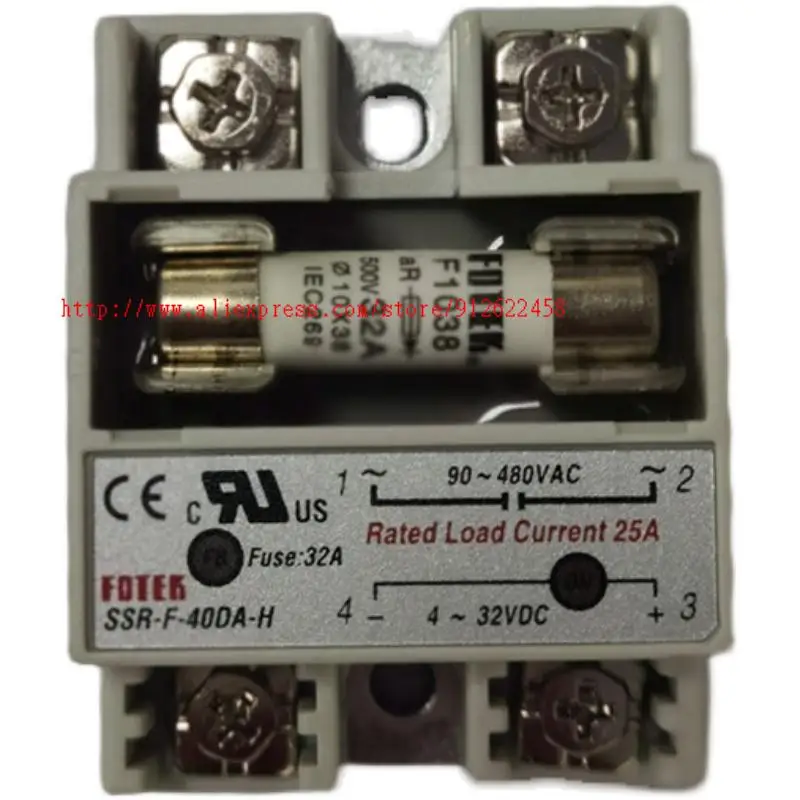 1PCS SSR-F-10DA SSR-F-25DA SSR-F-25DA-H SSR-F-40DA FOTEK Semiconductor Fuse Restricted Solid State Relay New Original
1PCS SSR-F-10DA SSR-F-25DA SSR-F-25DA-H SSR-F-40DA FOTEK Semiconductor Fuse Restricted Solid State Relay New Original