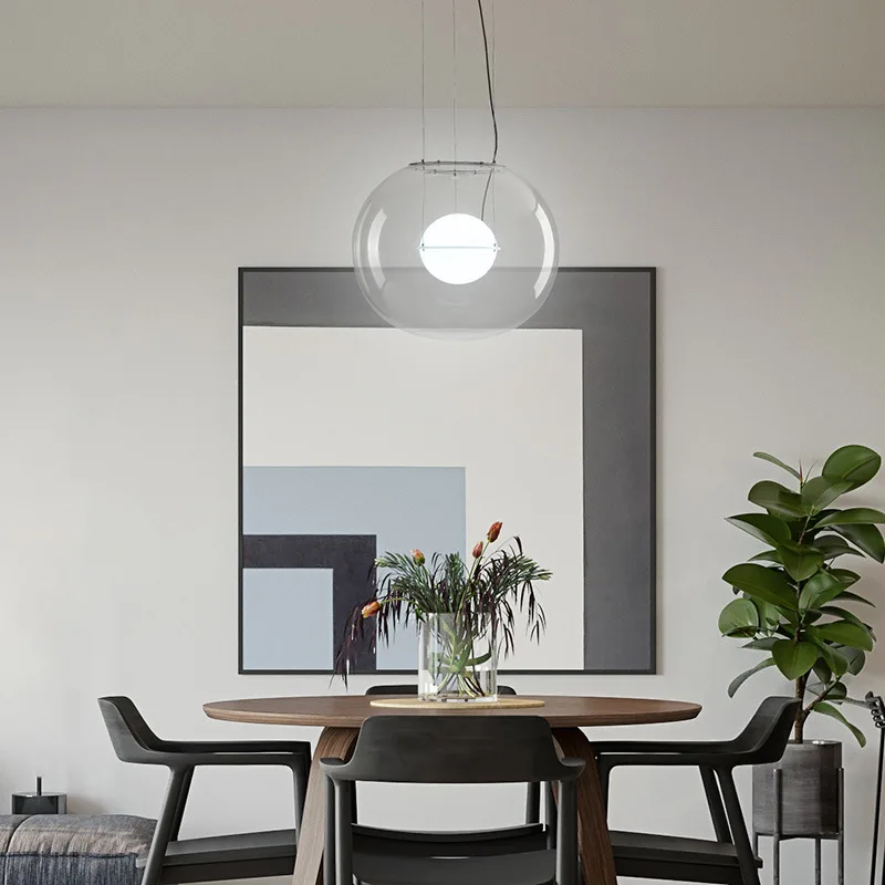 Modern Art Living Room Glass Ball Chandlier Bar Cafe Restaurant LED Personality Bedroom Single Head Cord Decorative Lighting
Modern Art Living Room Glass Ball Chandlier Bar Cafe Restaurant LED Personality Bedroom Single Head Cord Decorative Lighting