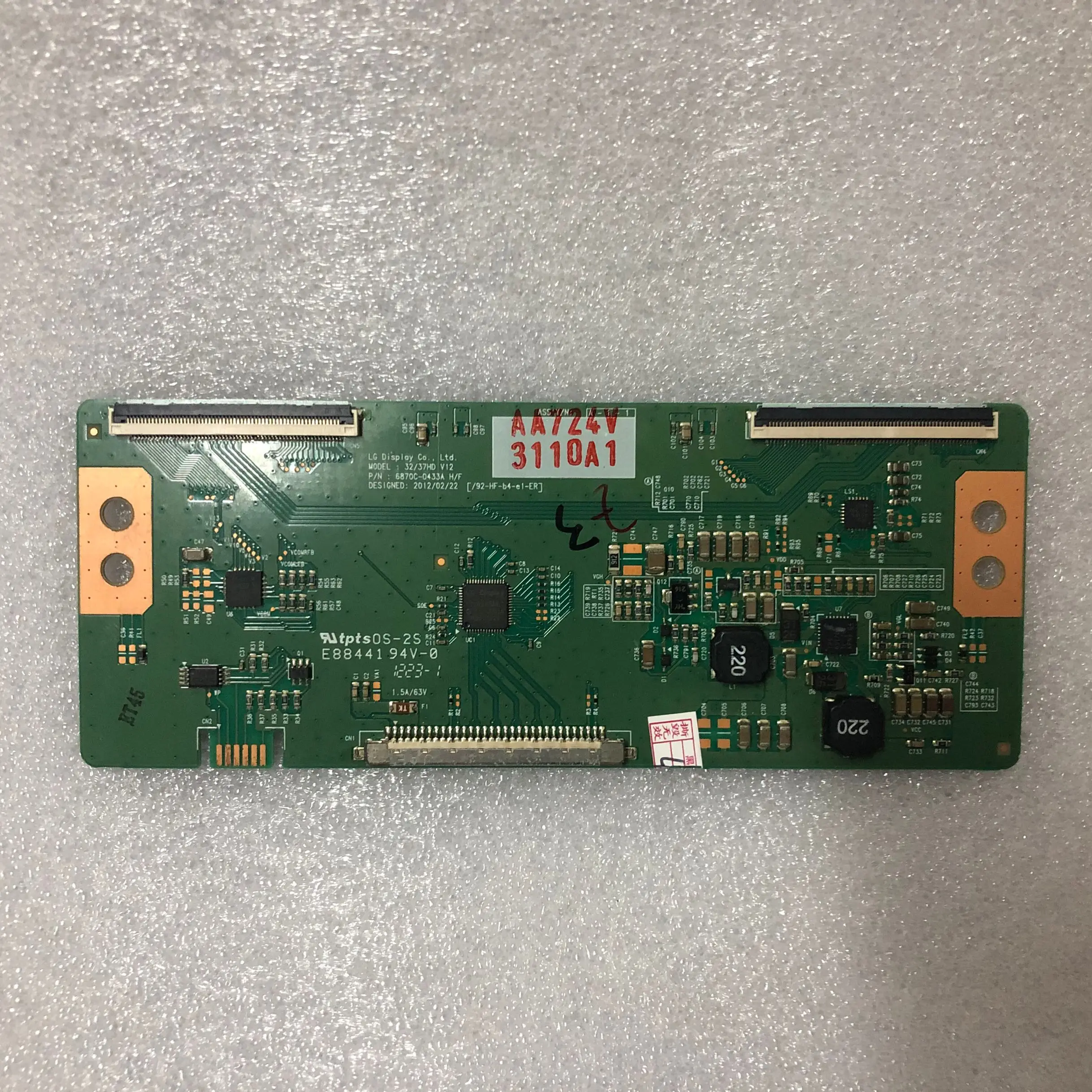 1pcs/lote Original , good quality, LC370EXN-FEP1, 6870C-0433A, logic board
1pcs/lote Original , good quality, LC370EXN-FEP1, 6870C-0433A, logic board