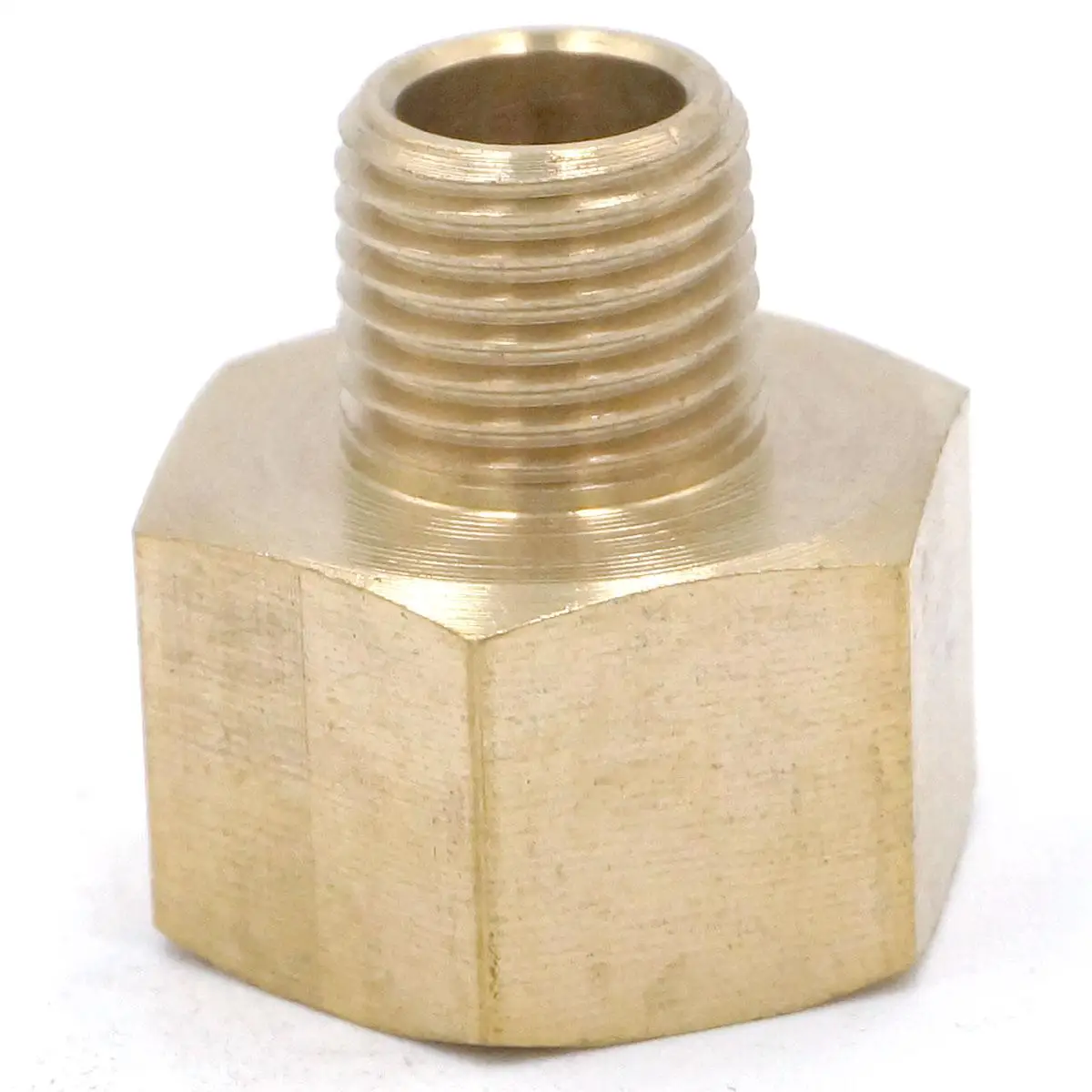 1/4" BSPT Male x 1/2" NPT Female Brass Pipe Fitting Connector Adapter For Pressure Gauge Air Gas Fuel Water
1/4" BSPT Male x 1/2" NPT Female Brass Pipe Fitting Connector Adapter For Pressure Gauge Air Gas Fuel Water
