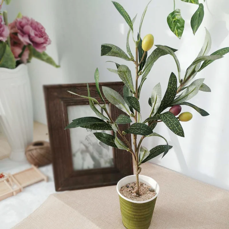 Artificial Olive Branch for Home Decoration, Fake Plants, Christmas Flower Accessories, Wedding Decoration, 7 PCs/Lot
Artificial Olive Branch for Home Decoration, Fake Plants, Christmas Flower Accessories, Wedding Decoration, 7 PCs/Lot