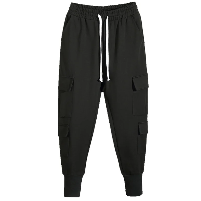 Men's Casual Pants Spring And Autumn New Pure Color Elastic Waist White Belt Pocket Fashion Sports Radish Pants
Men's Casual Pants Spring And Autumn New Pure Color Elastic Waist White Belt Pocket Fashion Sports Radish Pants