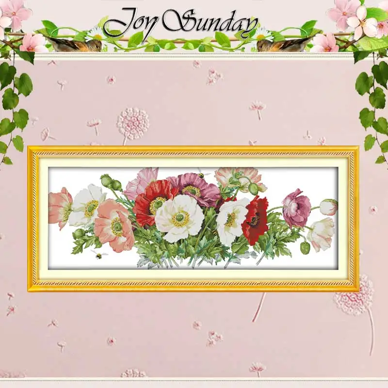 Poppies (7) Patterns Counted Cross Stitch Set DIY 11CT 14CT 16CT Stamped DMC Cross-stitch Kit Embroidery Needlework Home Decor
Poppies (7) Patterns Counted Cross Stitch Set DIY 11CT 14CT 16CT Stamped DMC Cross-stitch Kit Embroidery Needlework Home Decor