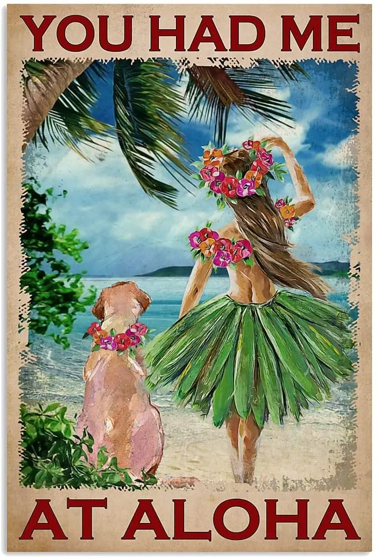 Eeypy Tin Sign Funny You had me at Aloha Sign Suitable for Home and Kitchen Bar Cafe Garage Vintage Style Home Decor Wall Decor
Eeypy Tin Sign Funny You had me at Aloha Sign Suitable for Home and Kitchen Bar Cafe Garage Vintage Style Home Decor Wall Decor