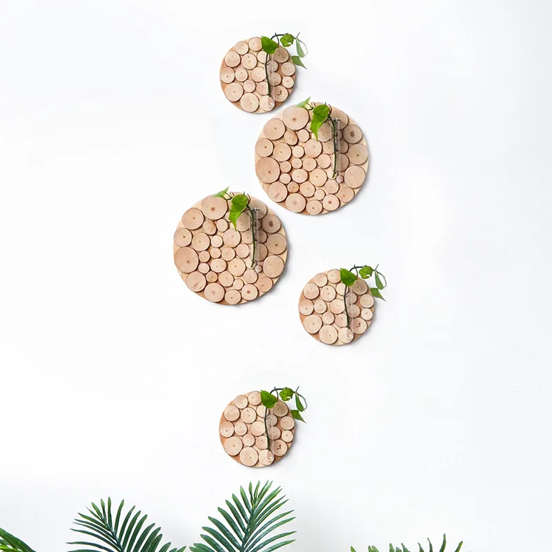 Wooden Creativity Background Wall Glass Hydroponic Vase Wall Decoration Handmade Round Modern Home Decoration Vases Decor
Wooden Creativity Background Wall Glass Hydroponic Vase Wall Decoration Handmade Round Modern Home Decoration Vases Decor