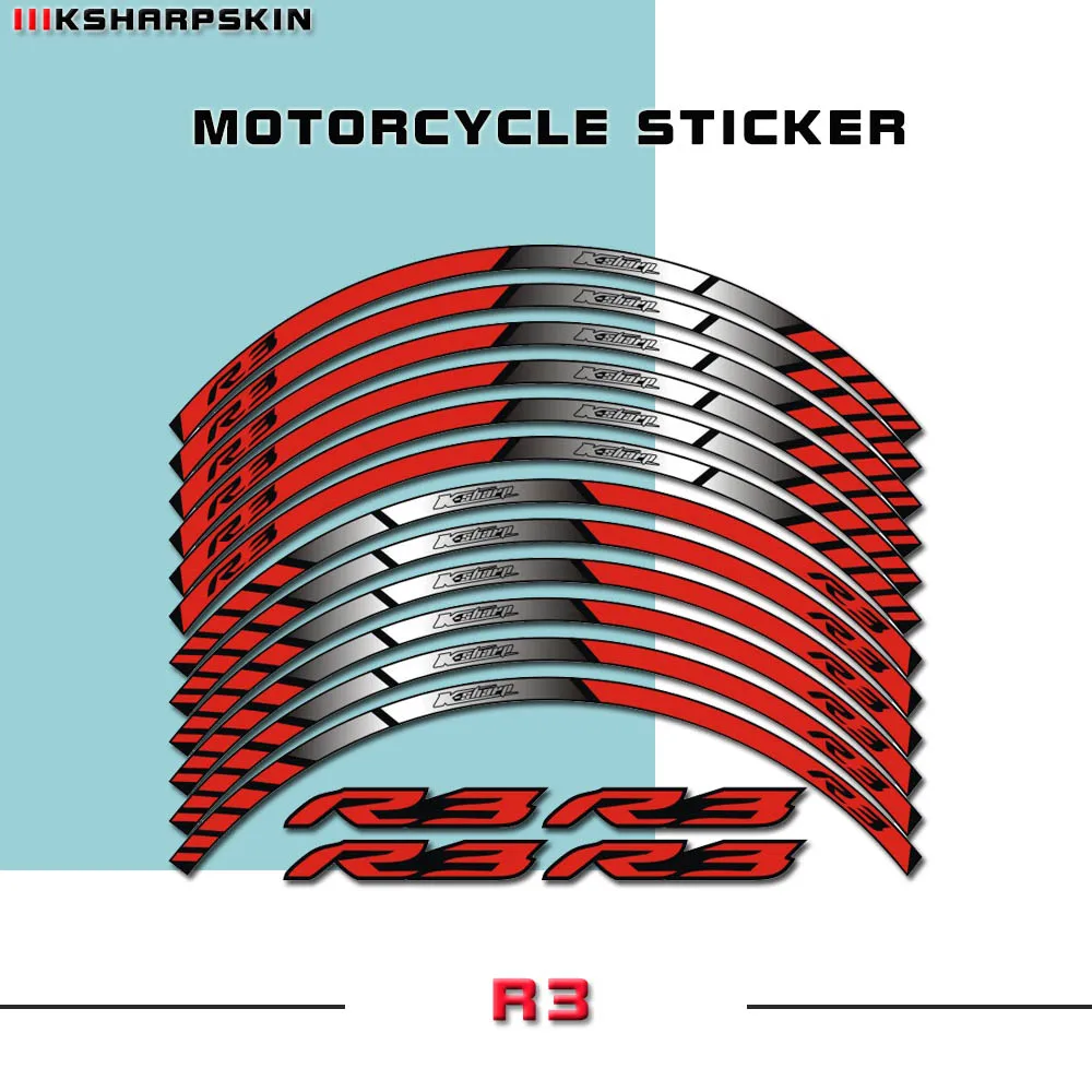 Motorcycle Wheel Ring Sticker Waterproof Reflective High Quality Sticker for YAMAHA YZF R3
Motorcycle Wheel Ring Sticker Waterproof Reflective High Quality Sticker for YAMAHA YZF R3