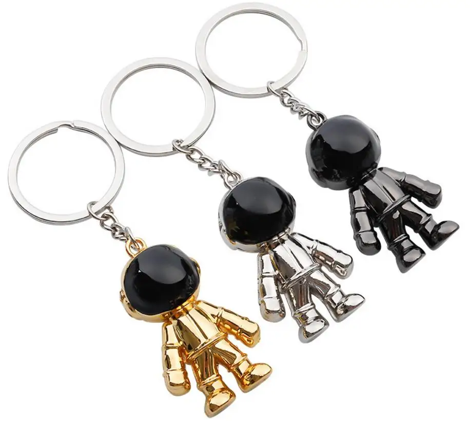 Astronaut Keychain Pendant Creative Space Robot Keyring Alloy Car Key Holder Charms Holiday Kids Gifts Black Gold Silver 10pcs
Astronaut Keychain Pendant Creative Space Robot Keyring Alloy Car Key Holder Charms Holiday Kids Gifts Black Gold Silver 10pcs