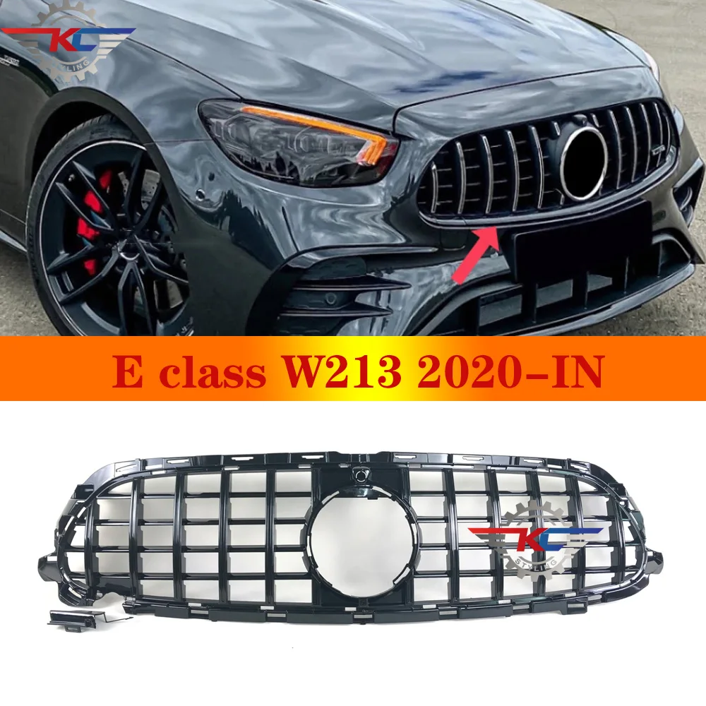 Новая решетка для гоночного автомобиля Benz E Class W213 2021 дюйма, сетка ABS GT, черная, серебристая решетка, украшение переднего бампера с камерой
Новая решетка для гоночного автомобиля Benz E Class W213 2021 дюйма, сетка ABS GT, черная, серебристая решетка, украшение переднего бампера с камерой