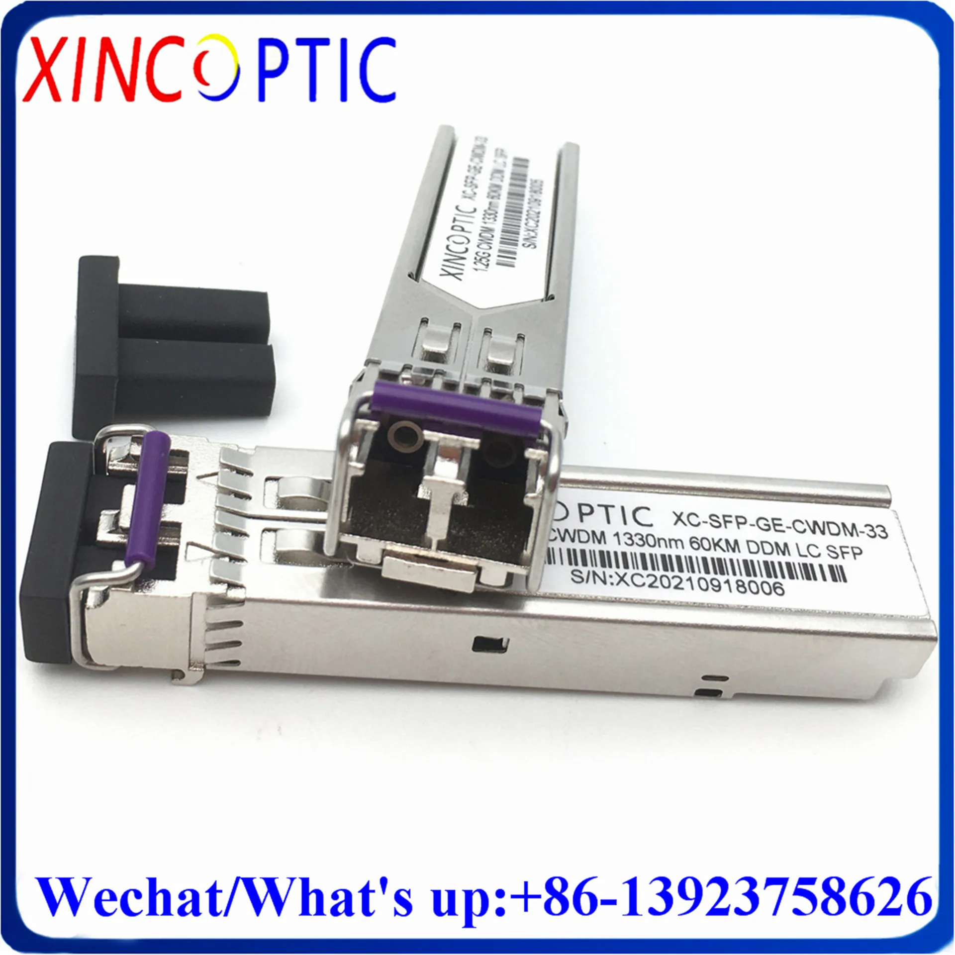 1.25G Dual LC 60KM CWDM SFP,1000BASE-CWDM 1270/1290/1310/1350/1370nm 1270-1610nm Duplex SMF Fiber Transceiver Module For Cisco
1.25G Dual LC 60KM CWDM SFP,1000BASE-CWDM 1270/1290/1310/1350/1370nm 1270-1610nm Duplex SMF Fiber Transceiver Module For Cisco
