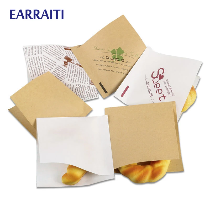 20Pcs 15x15cm Trigonometric Kraft Paper Bag Donuts Sandwich For Bakery Bread Food Packaging White Brown Customized
20Pcs 15x15cm Trigonometric Kraft Paper Bag Donuts Sandwich For Bakery Bread Food Packaging White Brown Customized