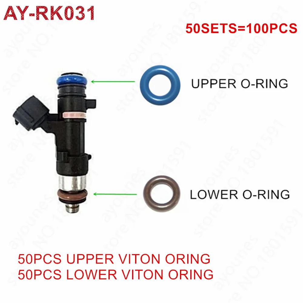 50kits For Nissan Altima Roque Sentra 2.5L Fuel injector repair kits Rubber Oring For Parts #16600-JA00B 0280158130 (AY-RK031)
50kits For Nissan Altima Roque Sentra 2.5L Fuel injector repair kits Rubber Oring For Parts #16600-JA00B 0280158130 (AY-RK031)