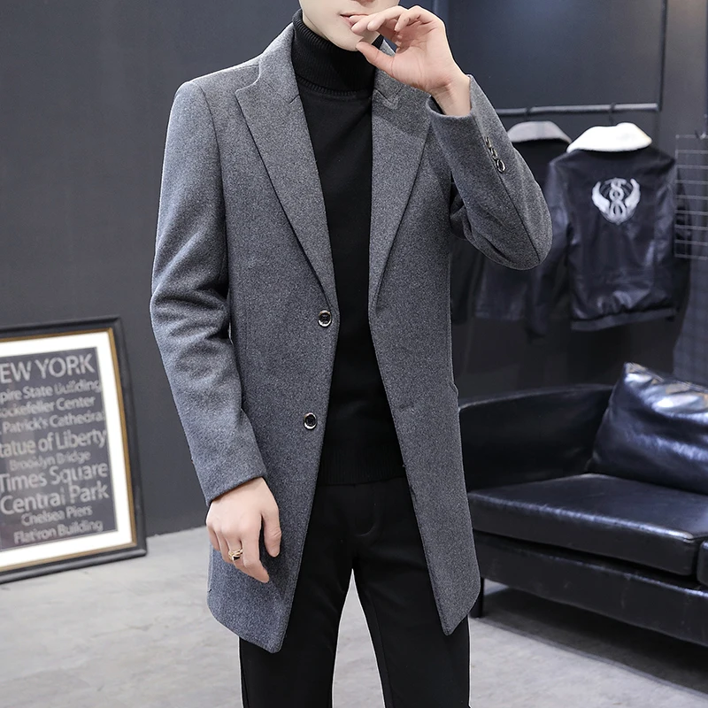 Men Jackets Trench Coats Overcoats Wool Blends Business Casual Long Jackets Men Leisure Slim Fit Blends Coats Winter Jackets 5XL
Men Jackets Trench Coats Overcoats Wool Blends Business Casual Long Jackets Men Leisure Slim Fit Blends Coats Winter Jackets 5XL