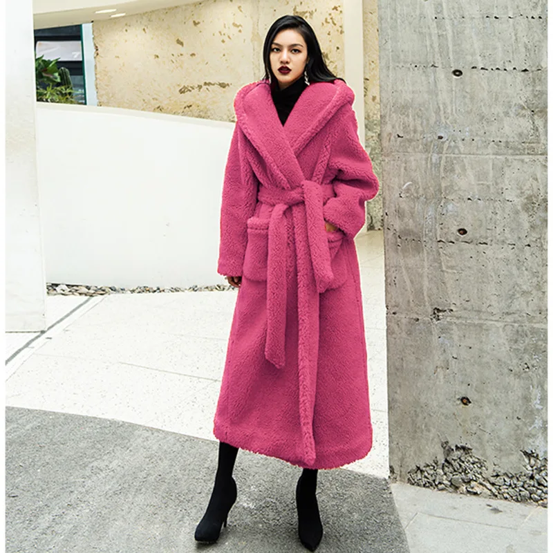 Fur Coat Women Solid Thick Outwear Long Lamb Wool Faux Fur Jackets Nice Winter Pop Ladies Loose Elegant Warm Coat Female LD2558
Fur Coat Women Solid Thick Outwear Long Lamb Wool Faux Fur Jackets Nice Winter Pop Ladies Loose Elegant Warm Coat Female LD2558