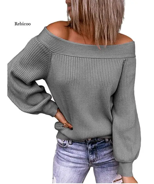 New Sexy Off Shoulder Women' Sweater Jumper Spring Long Sleeve Knitted Crop Tops Fashion Solid Lady Pullover Sweaters Streetwear
New Sexy Off Shoulder Women' Sweater Jumper Spring Long Sleeve Knitted Crop Tops Fashion Solid Lady Pullover Sweaters Streetwear