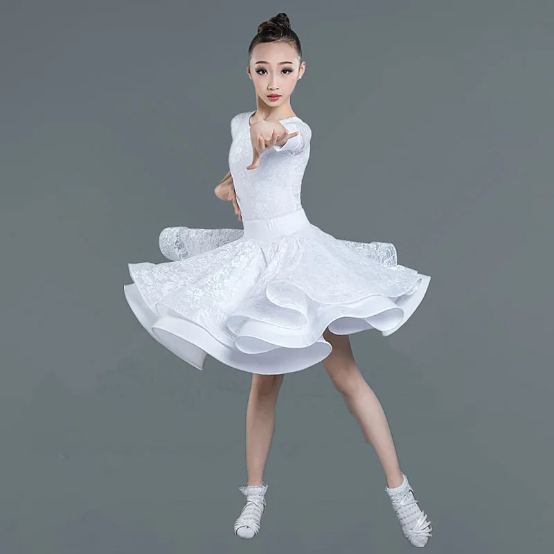Children Latin Dance Dress Ballroom Baby Girl Tutu Lace Black White Design Stage Clothing girls Salsa Samba Dance Costume
Children Latin Dance Dress Ballroom Baby Girl Tutu Lace Black White Design Stage Clothing girls Salsa Samba Dance Costume