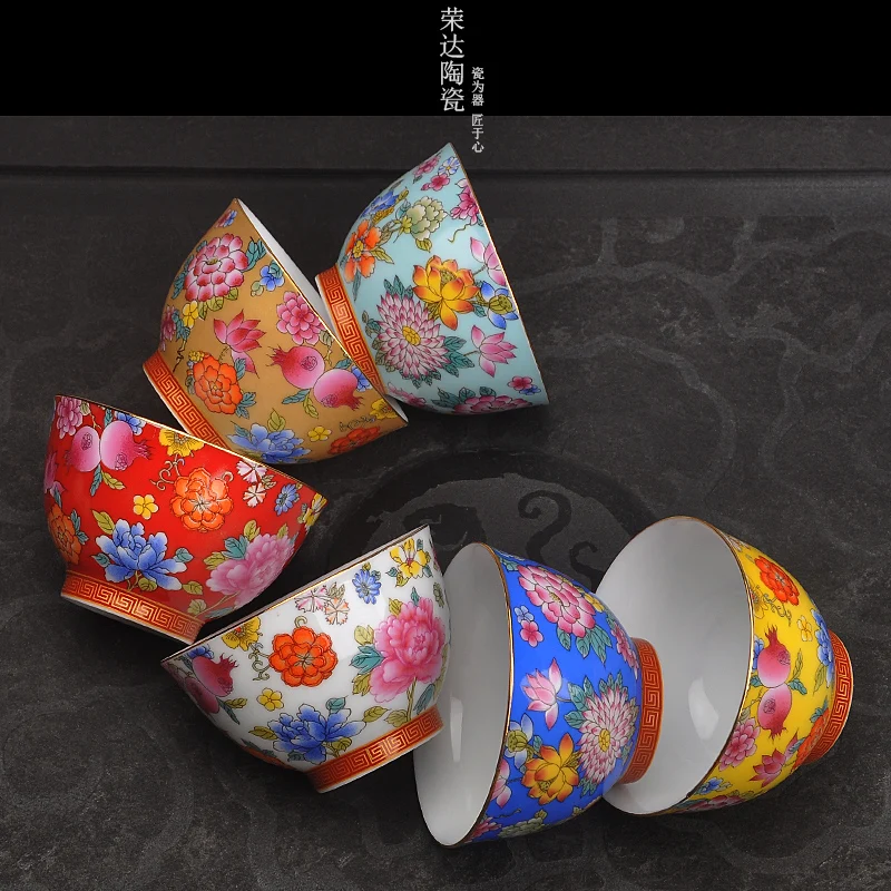 High white porcelain Master Cup Jingdezhen enamel color tea cup blue and white pastel ceramic Kung Fu tea set large tea cup hous
High white porcelain Master Cup Jingdezhen enamel color tea cup blue and white pastel ceramic Kung Fu tea set large tea cup hous