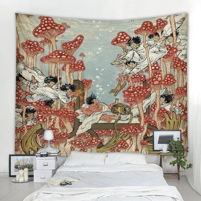 Mandala Mushroom Decoration Tapestry Tarot Card Wall Hanging Astrology Divination Witchcraft Room Decoration Decoration Tapestry
Mandala Mushroom Decoration Tapestry Tarot Card Wall Hanging Astrology Divination Witchcraft Room Decoration Decoration Tapestry