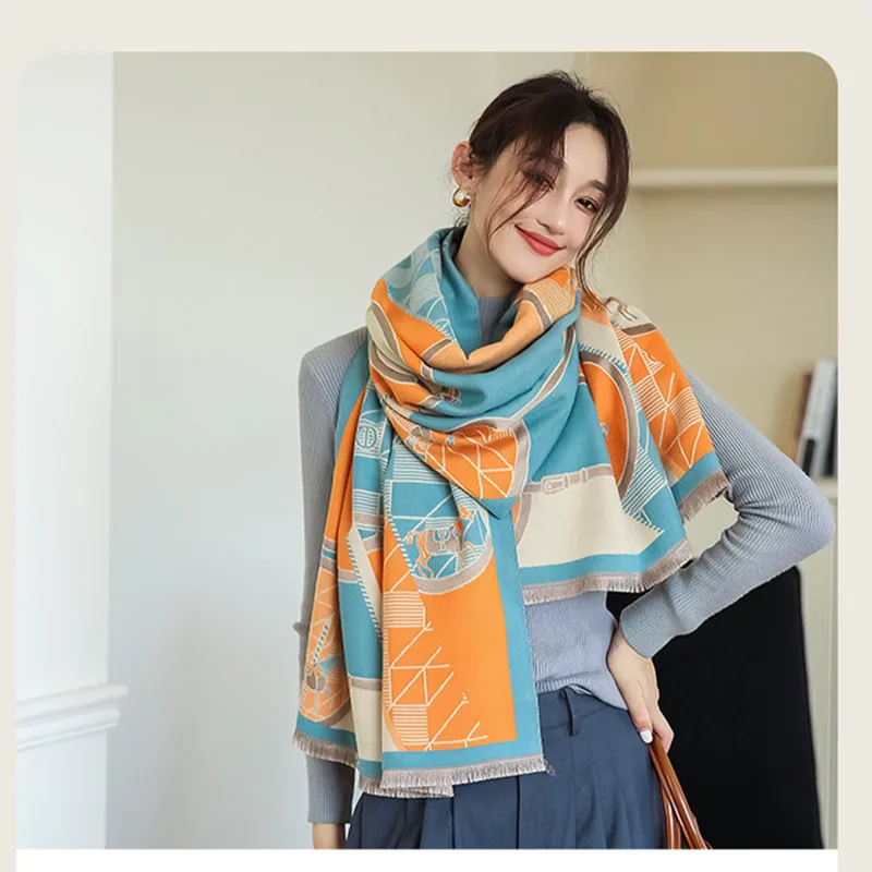 KOI LEAPING European and American style ladies fashion popular horse pattern printing cashmere shawl warm scarf best gift
KOI LEAPING European and American style ladies fashion popular horse pattern printing cashmere shawl warm scarf best gift