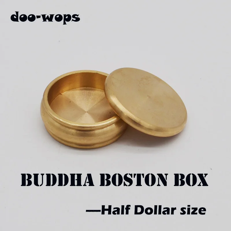 Buddha Boston Box (Half Dollar,Brass) Magic Tricks Magician Close Up Illusion Gimmick prop Mentalism Coin Penetrate Vanish Magia
Buddha Boston Box (Half Dollar,Brass) Magic Tricks Magician Close Up Illusion Gimmick prop Mentalism Coin Penetrate Vanish Magia