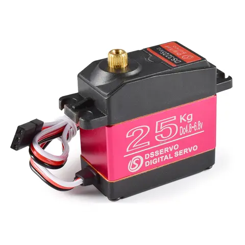 Waterdichte Servo 20Kg 25Kg 35Kg 180/270 Graad Voor 1/8 1/10 1/12 Rc Auto Metalen Versnelling Digitale Servo