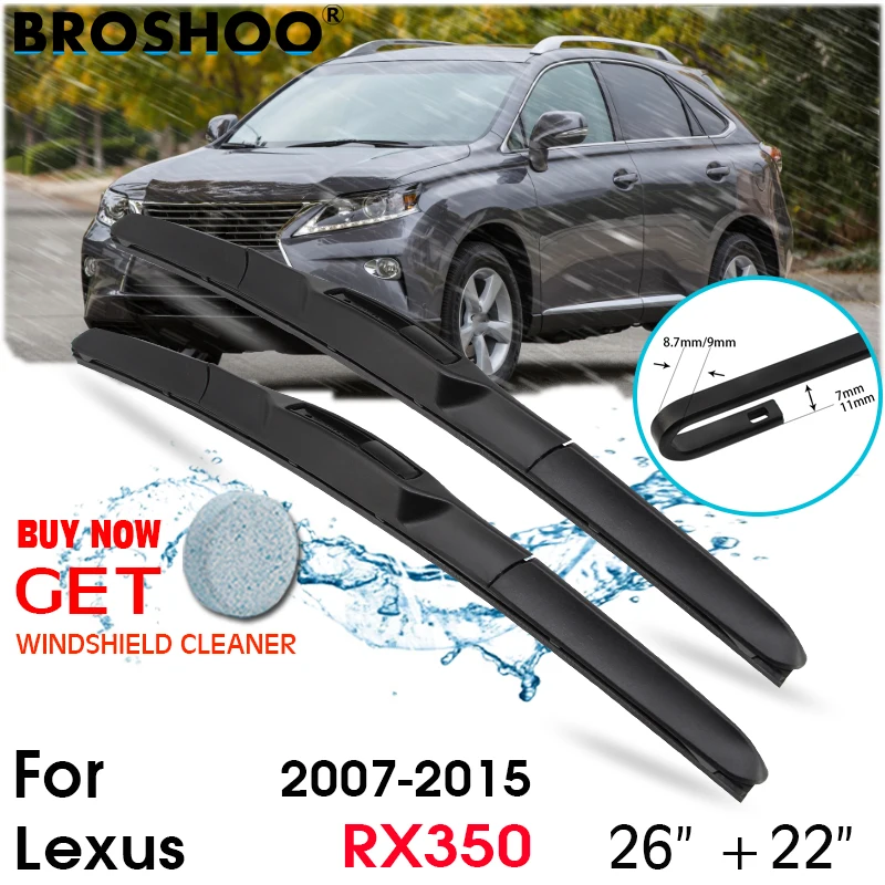 Car Wiper Blade Front Window Windscreen Windshield Wiper Blades J hook Auto Accessories For Lexus RX350 26"+22" 2007-2015
Car Wiper Blade Front Window Windscreen Windshield Wiper Blades J hook Auto Accessories For Lexus RX350 26"+22" 2007-2015