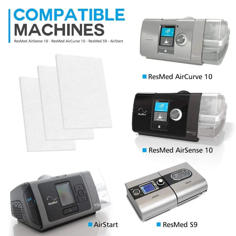 Ultra Fine CPAP Filters For Resmed Filter Hypo Allergenic Replacement filters For AirSense10/AirCurve10/AirStart10/S9 Series
Ultra Fine CPAP Filters For Resmed Filter Hypo Allergenic Replacement filters For AirSense10/AirCurve10/AirStart10/S9 Series