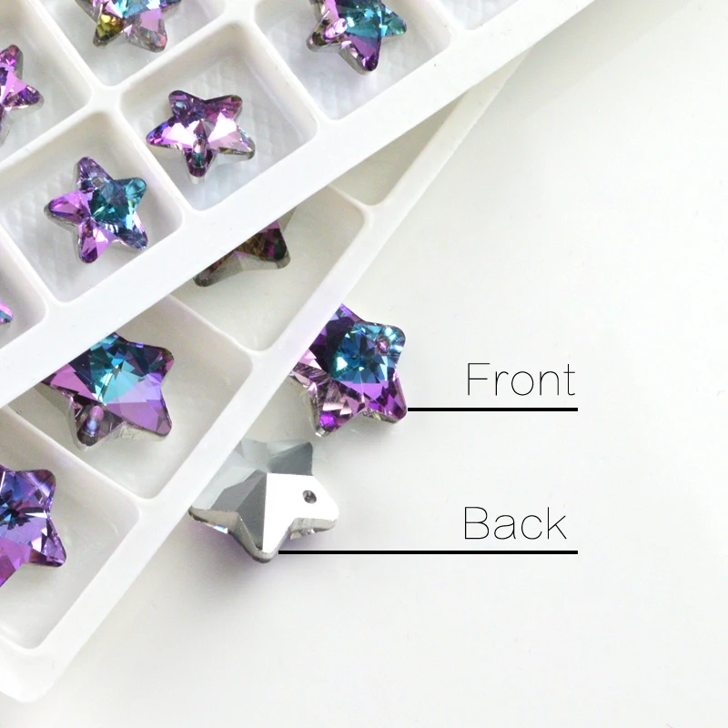10/14mm Crystal Star Pendant glass crystal Rhinestone loose beads Chandelier Prism Pendants Shiny Glass hole for jewelrry making
10/14mm Crystal Star Pendant glass crystal Rhinestone loose beads Chandelier Prism Pendants Shiny Glass hole for jewelrry making