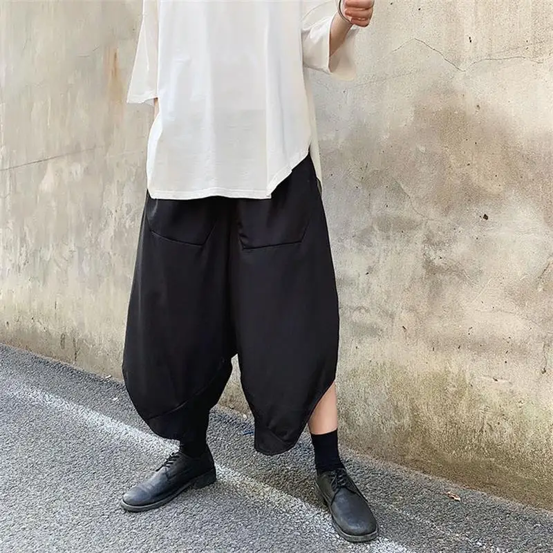Men's Wide-Leg Trousers Spring And Autumn New Irregular Personality Design Non-Mainstream Loose Large Size Nine Minutes Pants
Men's Wide-Leg Trousers Spring And Autumn New Irregular Personality Design Non-Mainstream Loose Large Size Nine Minutes Pants