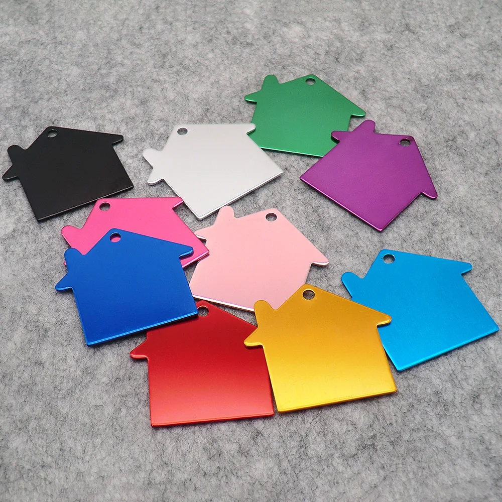 Wholesale 100Pcs Aluminum Plate House Personalized Pet Collar ID Tags For Dog Cat ID Tags Name Collars Nameplate
Wholesale 100Pcs Aluminum Plate House Personalized Pet Collar ID Tags For Dog Cat ID Tags Name Collars Nameplate