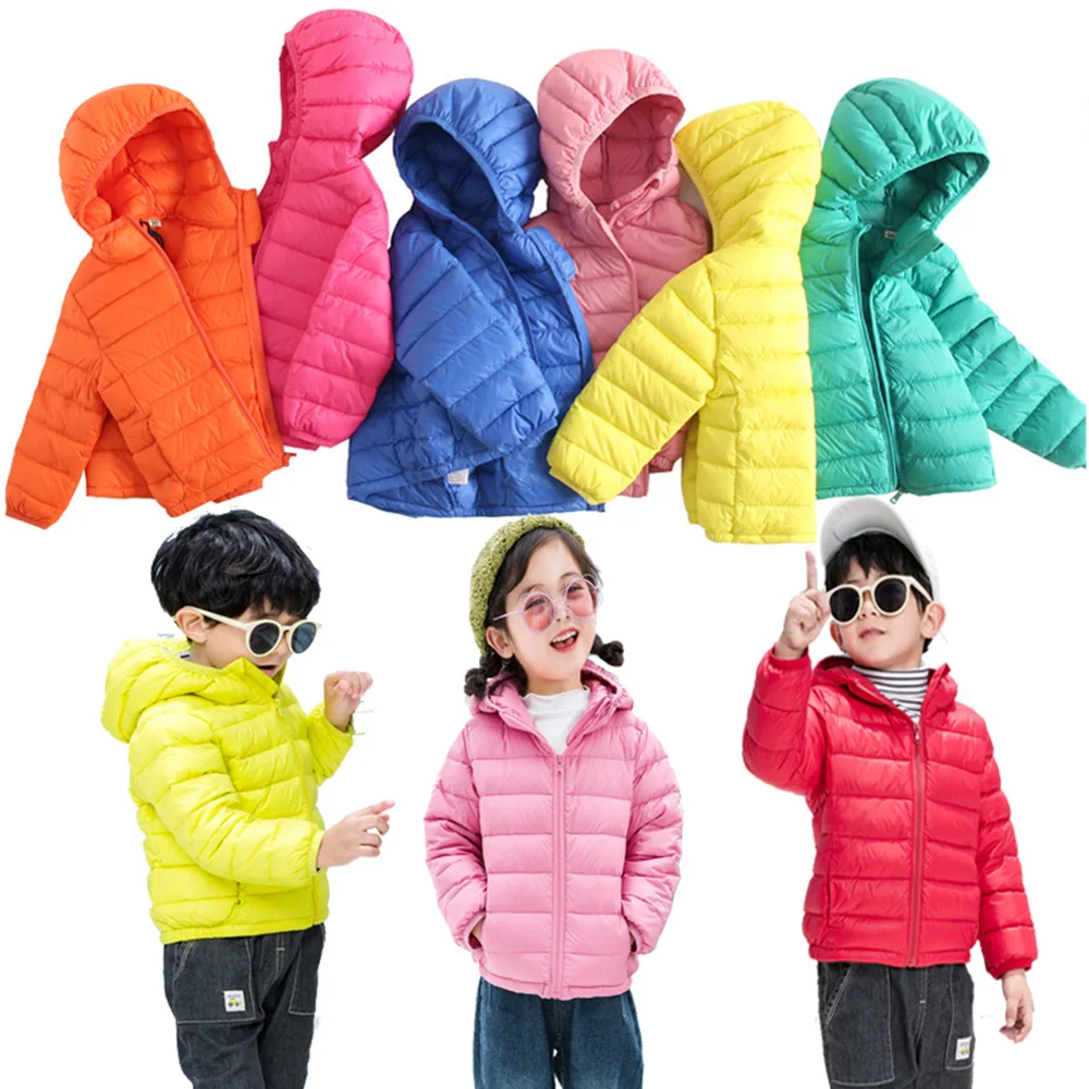 Autumn Winter Hooded Children Down Jackets For Girls Candy Color Warm Kids Down Coats Outerwear Clothes For Boys 2-9 Years
Autumn Winter Hooded Children Down Jackets For Girls Candy Color Warm Kids Down Coats Outerwear Clothes For Boys 2-9 Years